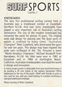 1985 Weet-Bix Surf Sports #2 Kneeboards Back